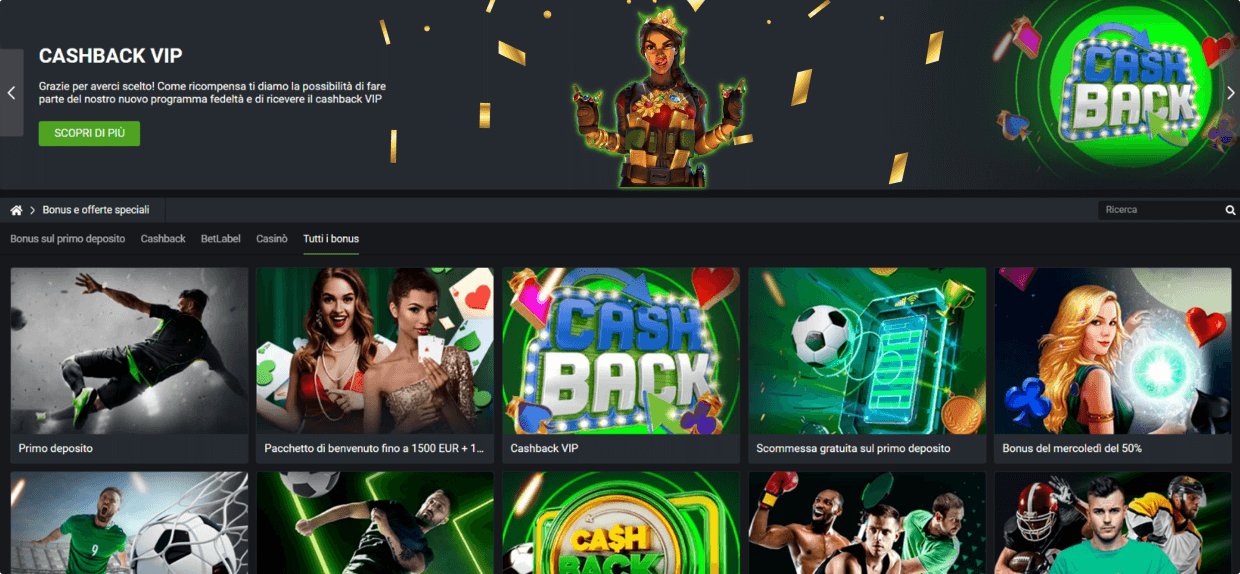 BetLabel Rimborso in contanti